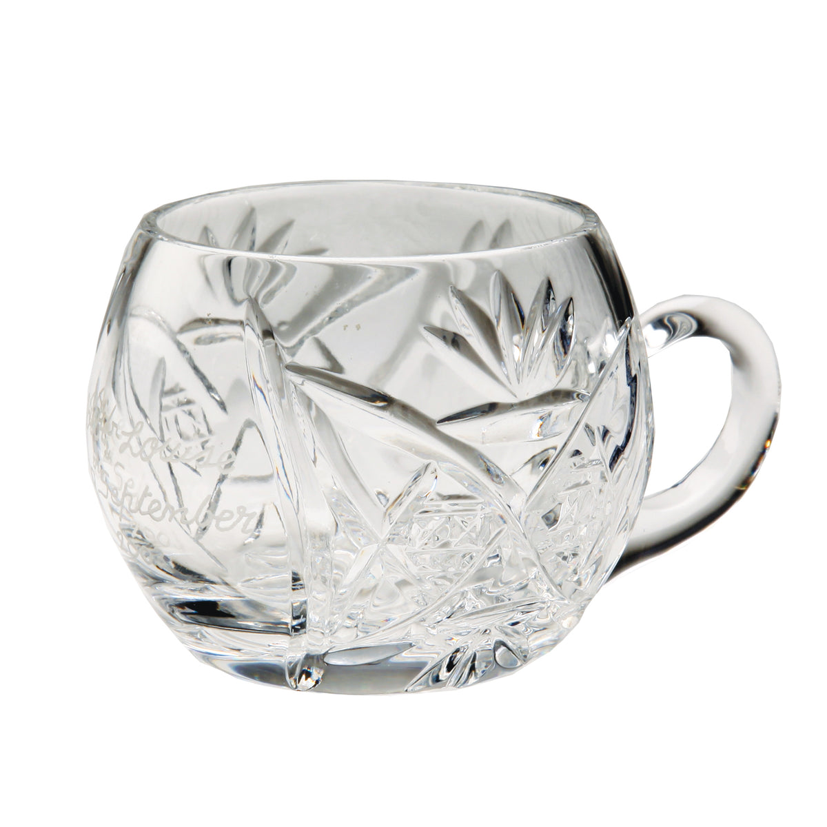 Christening Cup Connemara Celtic Crystal Ireland