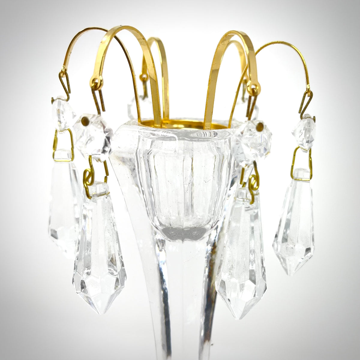 Crystal Candle Rings icicle drops Connemara Celtic Crystal Ireland