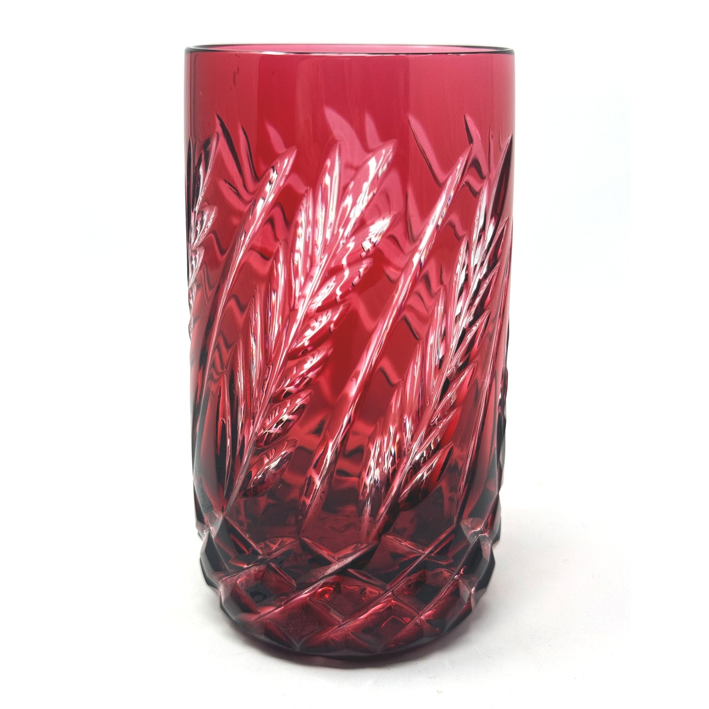 Red Wheat Stemless Champagne Glass