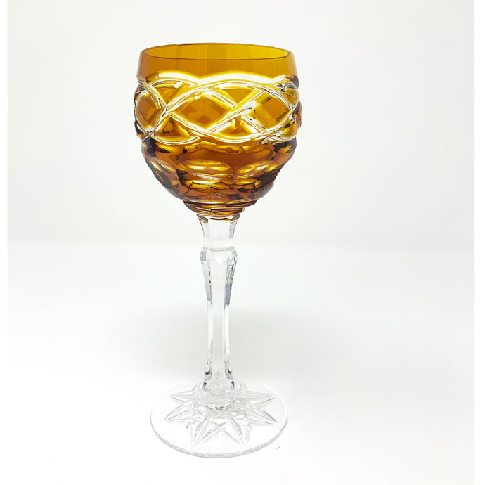 Amber Old Celtic Small Wine Glass