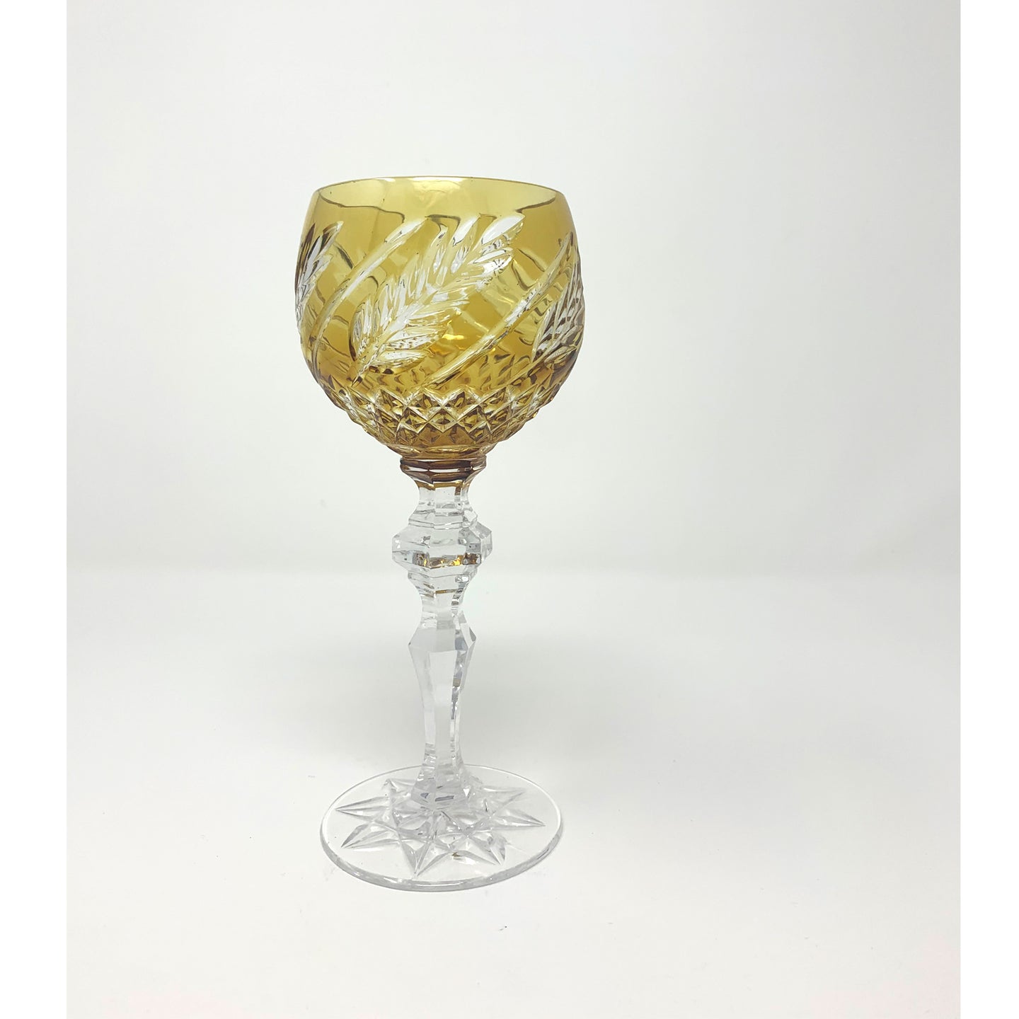 Amber Wheat Hock Wine Glass