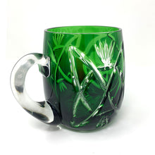 Load image into Gallery viewer, Emerald Green Shamrock Beer Mug
