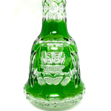 Load image into Gallery viewer, One-of-a-Kind Green Claddagh Flask Vase - 50th Anniversary