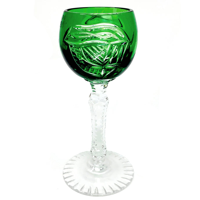 Green Harp Cordial Glass