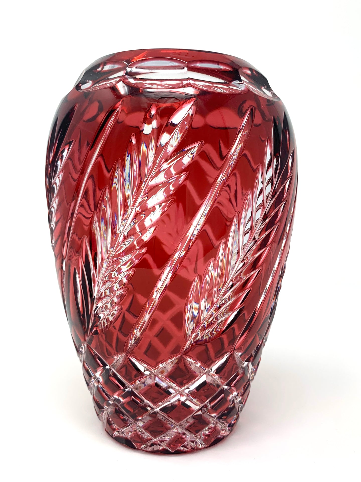 Red Wheat Pear-shaped Vase