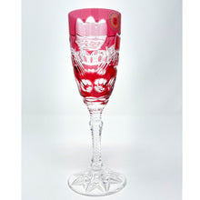 Load image into Gallery viewer, Red Claddagh Flute Champagne Glass