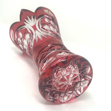 Load image into Gallery viewer, Red Claddagh Scalloped Vase