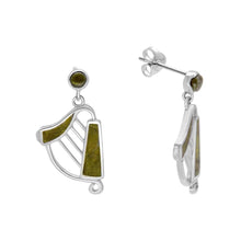 Load image into Gallery viewer, Irish Harp Earrings