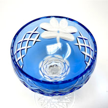 Load image into Gallery viewer, Blue Shamrock Saucer Champagne Glass